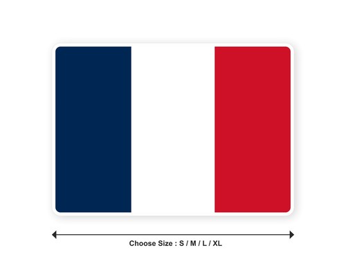 Sticker drapeau france - drapeau,