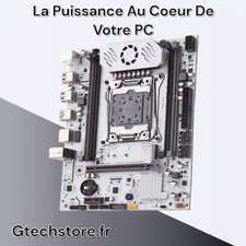 Carte mère PC gaming QIYIDA X99 LGA DDR4 M.2 SATA3, USB3, PCI-E 16X