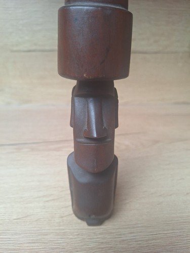 Ancienne statue moai rapa - statue,