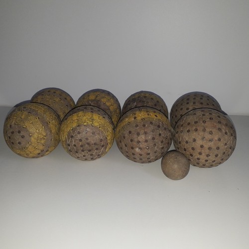 Rare jeu boules en bois - jeu,