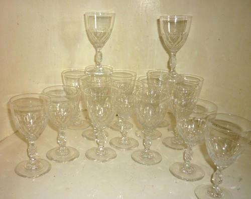 Verres ancien cristal - verres,