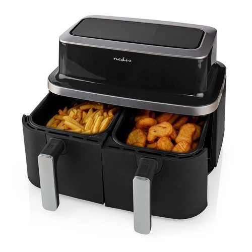Friteuse double numérique - double,