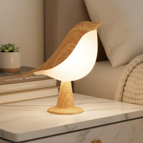 Lampe oiseau led - lampe, tactile