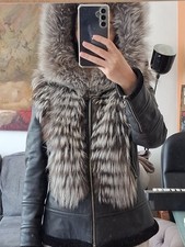veste fourrure renard