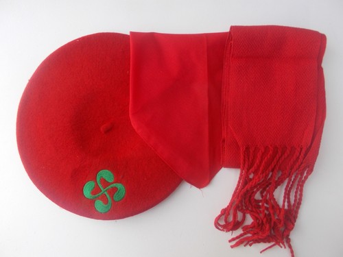 Beret basque foulard - beret,