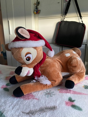 Grande peluche disney bambi - peluche,