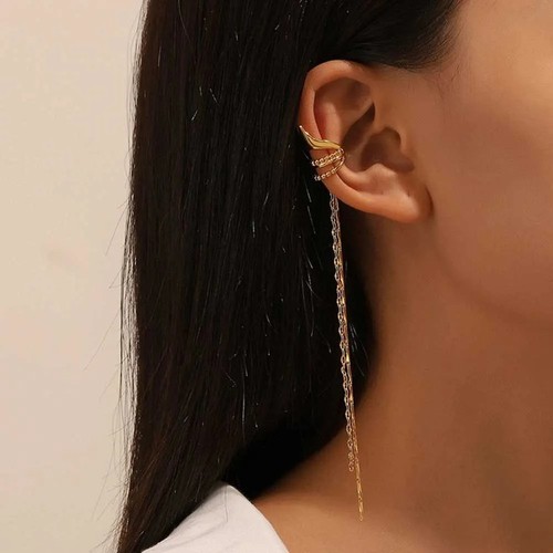 Faux piercing oreille klemme - faux,