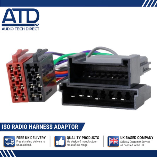 Iso radio adaptateur pour - radio, ford