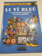 BD le vieux bleu en wallon réédition TBE walthéry noir dessin li vi bleu