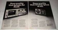 1978 Sony TC-K7 II Deck & Ferri-Chrome Cassette Ad