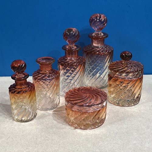 Lot flacons cristal - lot, en