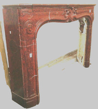 cheminée louis XV en marbre