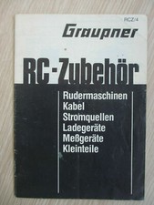 GRAUPNER PROSPEKT KATALOG