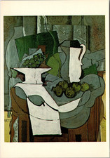 6x4" Postcard Gueridon, Compotier - Georges Braque - Guggenheim Coll, Venice