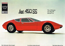 Monteverdi Shark 450 SS Brochure, 1970
