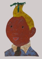 Plaque de TINTIN en terre