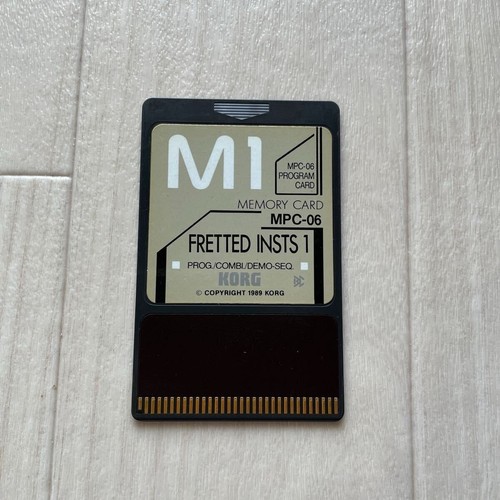 Carte mémoire synthétiseur