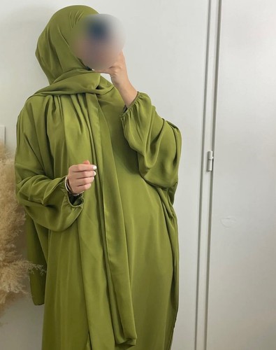 Abaya voile intégré - voile,