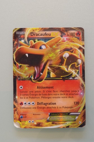 Carte pokémon dracaufeu - dracaufeu, ex