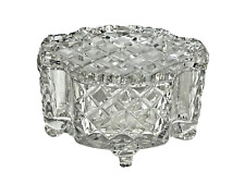 Crystal Candy Jar or Box Cut 20th Century