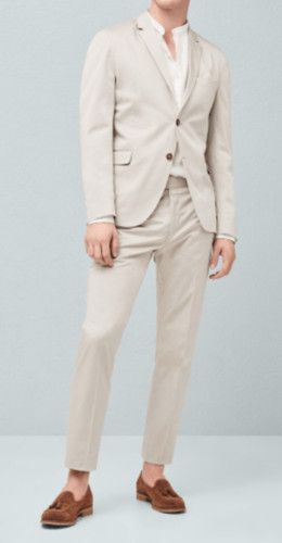 Costume mango homme coton - mango,