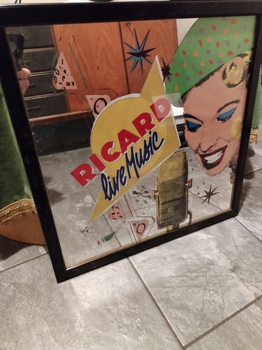 Miroir publicitaire ricard - miroir,