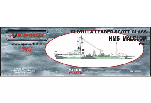 700 scale hms malcolm - malcolm, 1942