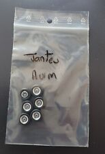 Herpa, Awm. set of 6 chrome trailer wheels with tires. Ech:1/87 
