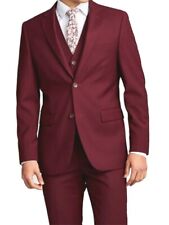 Costume Homme Mariage Costumes Sur-Mesure Burgundy Men Wedding Custom Made Suits