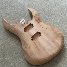 LAG Unfinished Guitar Mahogany Wood Body DIY Project