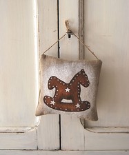 Coussin de porte motif pain