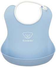 Bavoir, lot de 1, Bleu pastel