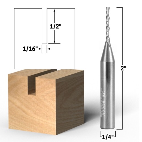 Dia downcut spiral end - spiral,