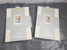 LOT OF 2 heyday Photo Album Holds 81 Fujifilm Instax Mini Prints Photos - STAINS