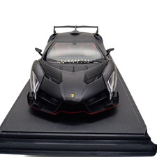 Kyosho Lamborghini Veneno 1/18 Scale Black Display Model with Mirror Adhesive