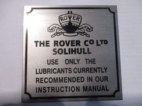Plaque bouclier the rover - the,