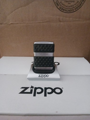 Zippo black dimple grip rubber - dimple,