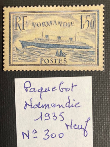 Timbre 1935 300 paquebot - 300,