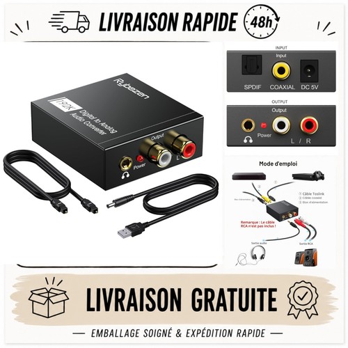 Convertisseur audio dac - audio,