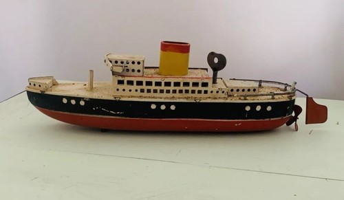 Jouet bateau tole - en,