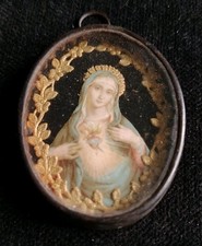 Beau Reliquaire En Ovale