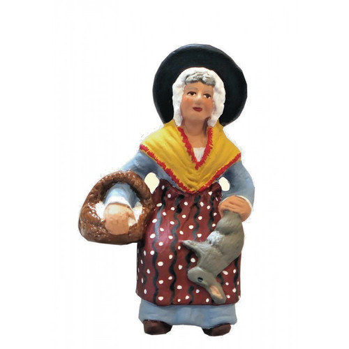 Santon asseoir 7 cm - santon,