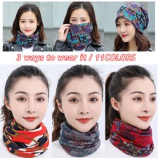 Deux Couches D'écharpes Multifonctionnelles Capent Le Masque Ample Ample De /