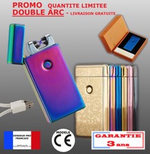Briquet DOUBLE arc électrique
