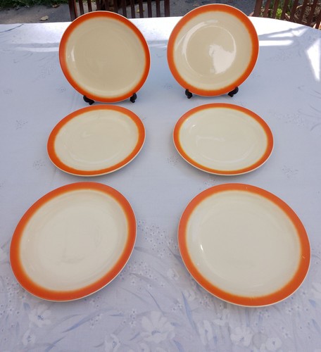 Ancienne assiettes plates - 6,