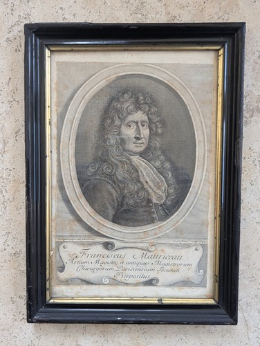 Gravure ancienne encadrée