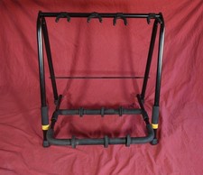 Hercules GS523B Instrument Stand - Folding Guitar Rack - Holds 4 Guitars