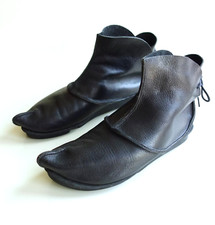 TRIPPEN Germany - Women's medieval PENNA Leather Boot TATAR f black US8 EU39 UK6