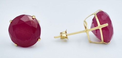 Genuine cts ruby stud - genuine,