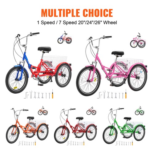 20 foldable adult - 26"/24"/20",